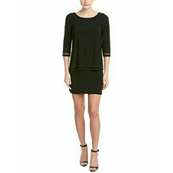 Laundry Popover Beaded Dress - Picture 2 of 8